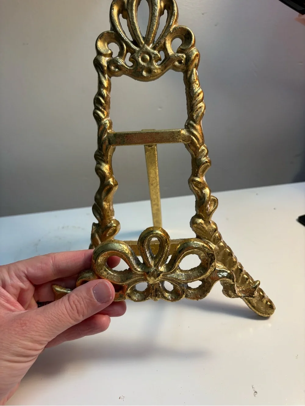 Michaels Gold Decorative Metal Display Easel